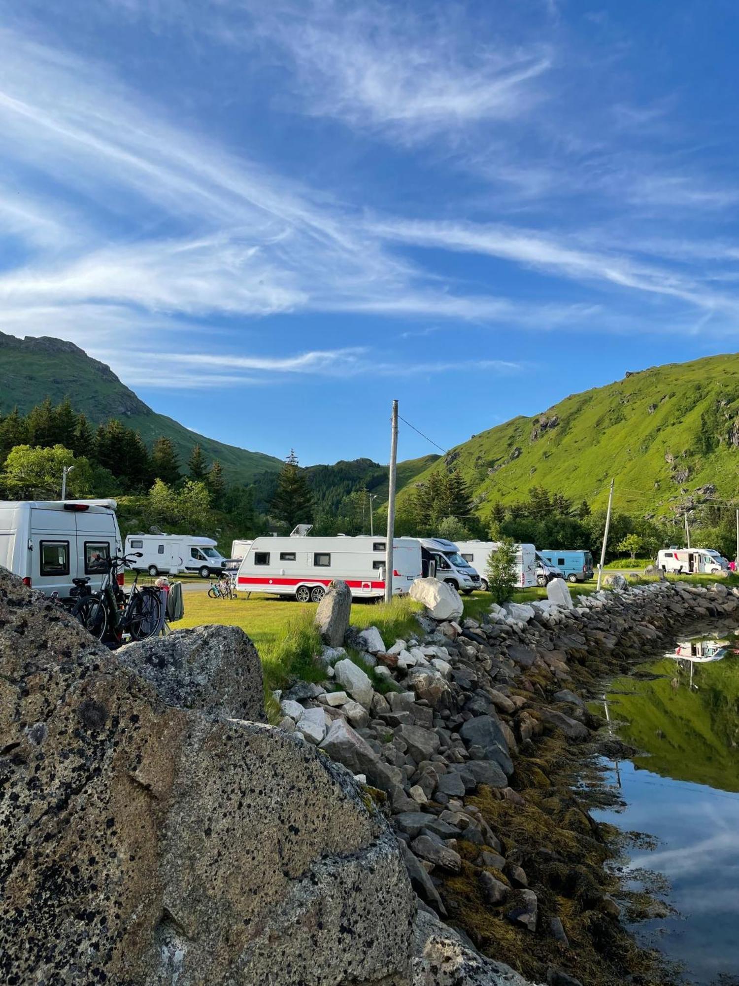 Brustranda Fjordcamping Valberg 외부 사진